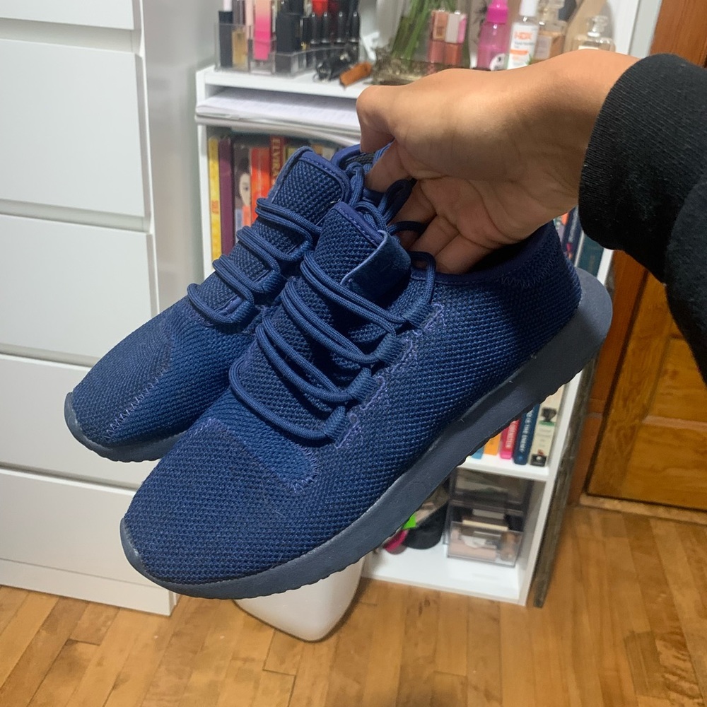 Blue adidas sneakers